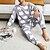 billiga Pyjamas-Herr Vardagsklädsel Sovkläder Pyjamas set Pyjamastopp och byxa 2 delar Grafiska tryck Stylish Ledigt Komfort Hem Dagligen Flanell Komfort Rund hals Långärmad Pullover Byxa Elastisk midja Sommar Vår