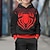 cheap Boy&#039;s 3D Sets-miles morales costume Halloween Boys 3D Spider Hoodie &amp; Pants Set Long Sleeve 3D Printing Fall Winter Active Fashion Cool Polyester Kids 3-12 Years Outdoor Street Vacation Regular Fit