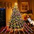 abordables lumières de Noël en plein air-guirlande lumineuse cascade 198 LED USB lumière d&#039;eau qui coule 9 bandes 2 mètres 8 modes d&#039;éclairage avec télécommande étanche adaptée pour fête chambre mur clignotant décoration intérieure