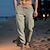 cheap Men&#039;s Pants-Men&#039;s Casual Linen Cotton Blend Summer Trousers