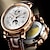cheap Mechanical Watches-LIGE Men Mechanical Watch Large Dial Fashion Business Wristwatch Tourbillon Moon phase Calendar Chronograph Leather Strap Watch