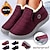 cheap Women&#039;s Sneakers-Men&#039;s Women&#039;s Sneakers Boots Slip-Ons Snow Boots Waterproof Boots Winter Boots Daily Solid Color Fleece Lined Booties Ankle Boots Winter Embroidery Zipper Flat Heel Round Toe Casual Minimalism Walking
