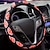 cheap Steering Wheel Covers-1 PCS Faux Leather Car Steering Wheel Cover Easy to Install Universal Fit For 14&quot;1/2-15&quot;