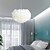 economico Luci Isola cucina-lampadario a sospensione a led lampadario bianco piuma di struzzo bouquet luce a sospensione romantico apparecchio di illuminazione montato per ristorante camera da letto catena regolabile 110-240v