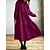 cheap Spring&amp;Autumn Dress-Women&#039;s Casual Dress Hoodie Dress Daily Casual Long Dress Maxi Dress Hoodie Outdoor Vacation Going out Pure Color Regular Fit Black Fuchsia Apricot S M L XL XXL