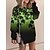 cheap Spring&amp;Autumn Dress-Women&#039;s Casual Dress Sweatshirt Dress Warm Fashion Mini Dress Crew Neck Outdoor Vacation Going out Floral Print Loose Fit Yellow Blue Purple S M L XL XXL