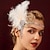 baratos Acessórios e mais-Anos 20 O Grande Gatsby Faixa De Cabelo Estilo Melindrosa Convidado do casamento Penas Fantasia Natal Dia Das Bruxas Casamento dia das Bruxas Presentes de Natal Adulto Bandana