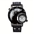 abordables Relojes de Cuarzo-Reloj de pulsera con correa de cuero informal de dos zonas horarias, relojes deportivos de gran tamaño para hombre, reloj de cuarzo único para hombre