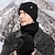 billige Hatter til kvinner-Herre Dame Lue skjerf hansker sett Utendørs Vinter Hold Varm Vindtett til Ski Camping / Vandring Snowboard Vintersport