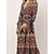 cheap Casual Dresses-Women&#039;s Casual Dress Tribal Ethnic Dress Swing Dress V Neck Print Long Dress Maxi Dress Outdoor Street Vintage Ethnic Loose Fit Long Sleeve Brown Fall Winter S M L XL XXL