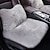 Недорогие Чехлы на автокресла-Подушка для автомобильного сиденья, меховые чехлы для автомобильных сидений, коврик из искусственной шерсти, автоподушка для сидений, длинные плюшевые зимние теплые коврики для сидений, универсальные