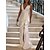 cheap Party Dresses-Women&#039;s Long Dress Maxi Dress Prom Dress Party Dress Wedding Guest Dress White Pure Color Sleeveless Spring Fall Winter Ruffle Fashion V Neck Winter Dress Evening Party Wedding Guest 2023 S M L XL