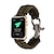 Χαμηλού Κόστους Ζώνες Apple Watch-1 συσκευασία Χειροποίητο πλεκτό σχοινί Συμβατό με Ζάντα ρολογιού Apple Watch 38mm 40mm 41mm 42mm 44mm 45mm 49mm Πλεκτό Ελαστικό Ρυθμιζόμενο Ύφασμα Ανταλλακτικό λουράκι ρολογιού για iwatch Ultra 2