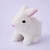 זול טובה למסיבה-צעצוע קטיפה חשמלי כלב חמוד חיית מחמד קטנה ארנב לבן משפחה ארנב קטן וחמוד יכול ללכת ולנבוח