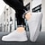 cheap Men&#039;s Sneakers-Men&#039;s Sneakers Retro White Shoes Walking Casual Daily Leather Comfortable Booties / Ankle Boots Loafer Black White Spring Fall