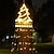 billige utendørs julelys-led juletrelys jule foss dekorasjon lys med topper 350 lysdioder 8 moduser innendørs solenergi utendørs lysstreng til hagefest hjemme ferie jul halloween Thanksgiving day