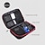 Недорогие организация и хранение-Высококачественный нейлон Acoki, 2 слоя, сумка-органайзер для электронных аксессуаров для путешествий, сумка для переноски дорожных гаджетов, идеальный размер, подходящий для iPad