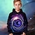 cheap Boy&#039;s 3D Hoodies&amp;Sweatshirts-Boys 3D Galaxy Hoodie Pullover Long Sleeve 3D Print Fall Winter Fashion Streetwear Cool Polyester Kids 3-12 Years Outdoor Casual Daily Regular Fit