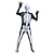 preiswerte Klassischer Horror-Totenkopf Zalgo-Monster Halloween Cosplay Kostüm Bodysuits Karnevalskostüm Ganzkörperanzug Cosplay Kinder Erwachsene Herren Jungen Karneval Maskerade Leistung Party Halloween Einfache