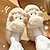 economico Pantofole da casa-i piedini dell&#039;agnello sentono le pantofole di cotone per l&#039;uso domestico delle donne con la suola spessa per gli amanti degli interni simpatiche pantofole di cotonepantofole riscaldanti pantofole