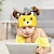 abordables Casques intra-auriculaires et sur-auriculaires-Doux élastique confortable sans fil musique écouteurs enfants animal dormir casque masque pour les yeux bluetooth v5.0 casque bandeau