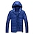 cheap Men&#039;s Downs &amp; Parkas-Male Winter Coat Padded Hoodied Jacket Casual Daily Windproof Warm Solid / Plain Color Outerwear Clothing Apparel Wine Black Royal Blue