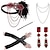 cheap Historical &amp; Vintage Costumes-Vintage 1920s The Great Gatsby Flapper Headband Accessories Set Necklace Earrings Charleston Women&#039;s Feather Masquerade Festival Gloves