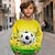 billiga pojkar 3d huvtröjor och tröjor-Pojkar 3D Fotboll Tröja Pullover Långärmad 3D-tryck Höst Vinter Mode Streetwear Häftig Polyester Barn 3-12 år Utomhus Ledigt Dagligen Normal