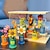 ieftine Jucării de Construit-bloc de construcții din carne flori orb cutie simulare flori în ghiveci decorare masă asamblare butic jucărie cadou premiu