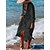 cheap T-shirt Dresses-Women&#039;s Shirt Dress Casual Dress Winter Dress Button Split Midi Dress Fashion Modern Outdoor Work Street Long Sleeve Shirt Collar Regular Fit 2023 Black Light Blue Light Green Color S M L XL Size