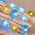 levne LED pásky-oceánská řetězová světla pláž moře světla dovolená řetězová světla mořský život mořský koník plážová světla dovolená foto doplňky venkovní kempování svatební ložnice vánoční party dekorace 2m 20led