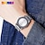 abordables Montres à Quartz-Skmei mode montre à quartz hommes de luxe bracelet en acier inoxydable montres hommes étanche temps clcok