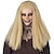 billiga Kostymperuk-fågelskrämma peruk blont krimpat hår vuxen halloween kostym peruk
