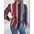 cheap Blouses &amp; Shirts-Women&#039;s Shirt Blouse Red Blue Fuchsia Button Print Polka Dot Work Long Sleeve Shirt Collar Daily Regular Fit Spring &amp;  Fall