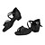 Недорогие Обувь для латиноамериканских танцев-Обувь для бальных танцев для девочек, обувь для латиноамериканской сальсы, танго, тренировок, танцевальная обувь на низком каблуке 3,5 см