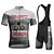 cheap Men&#039;s Clothing Sets-21Grams Men&#039;s Cycling Jersey with Bib Shorts Short Sleeve Mountain Bike MTB Road Bike Cycling Yellow Red Blue Graphic Bike Quick Dry Moisture Wicking Spandex Sports Graphic Letter &amp; Number Clothing