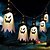 billige Halloween lys-3 stk solar halloween ildflue øjeæble græsplæne lys solar ahorn blad græskar string lights 6,5m 30leds efterår taksigelse udendørs vandtæt haveindretning heksehat halloween fest bar spøgelseshus balkon