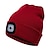 cheap Household Appliances-Beanie Hat Unisex with Light USB Rechargeable 4 LEDs Beanie Warm Knit Hat for Dad Father Men Women Husband Knitted Cap Christmas Gifts