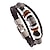 Недорогие Носимые аксессуары-Ювелирные изделия, простой многослойный кожаный браслет ручной работы из бисера, модный популярный мужской браслет в Европе и США