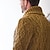 cheap Men&#039;s Cardigan Sweater-Men&#039;s Sweater Cardigan Sweater Cable Knit Knitted Regular Shawl Collar Plain Daily Wear Going out Warm Ups Modern Contemporary Clothing Apparel Winter Yellow Coffee M L XL