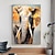 billiga Djurmålningar-mintura handgjorda elefantdjur oljemålningar på duk väggkonstdekoration modern abstrakt bild för heminredning rullad ramlös osträckt målning