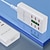 billige USB Hubs-USB 2.0 Hubs 6 Havne 6-i-1 USB-hub med RJ45 5V / 2A Strøm levering Til Tablet Smartphone