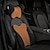abordables Reposacabezas para coche-Almohadilla de soporte para reposacabezas de asiento de coche, almohada de algodón con memoria suave para el cuello, accesorios de interior de coche, cojín lumbar universal