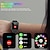 voordelige Smartwatches-LIGE BW0619 Slimme horloge 2.01 inch(es) Smart horloge Bluetooth Gespreksherinnering Activiteitentracker Slaaptracker Compatibel met: Android iOS Dames Heren Kompas Berichtherinnering Stappenteller
