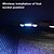 cheap Car Interior Ambient Lights-2 in 1 Car Decorative Lamps Strips Ambient Light Music Control Starry ABS Interior Lighting RGB USB Foot Lamp