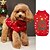 cheap Dog Clothes-Christmas Dog Clothes High Collar Red Joyful Christmas Tree Snowman Star Autumn Winter Pet Sweater