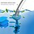 abordables Accessoires pour salle de bains-Ensemble d&#039;accessoires de salle de bain simple Ordinaire Plastique Accessoires de toilette