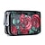 halpa Lompakot-kaksinkertainen vetoketjullinen korttipidike kukkakuvioinen vetoketju kolikkolaukun ympärillä naisten tekonahkainen luottokorttipidike