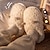 abordables Zapatillas de estar por casa-Zapatillas de algodón para mujer en invierno, lindos cuernos de oveja para uso en interiores, aislamiento de felpa, zapatillas de pareja de felpa para hombres