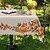 cheap Tablecloth-Rectangle Thanksgiving Tablecloth, Pumpkin Table cloth, Polyester Wrinkle Resistant Durable Tablecloth for Halloween, Party, Holiday,Kitchen and Home Decor